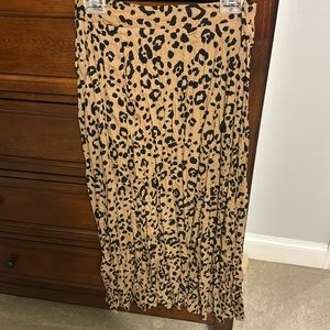 Like new cheetah print skirt